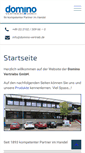 Mobile Screenshot of domino-vertrieb.de